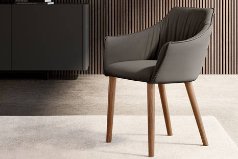 Era wood dining chair designed by Antoy Filips for eforma