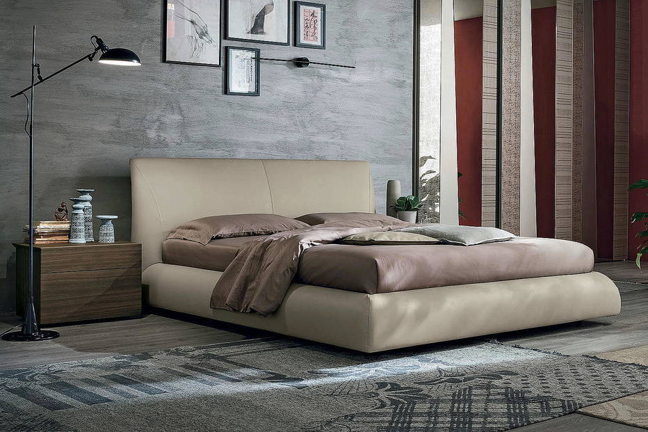 Eros bed with Pass nightstand