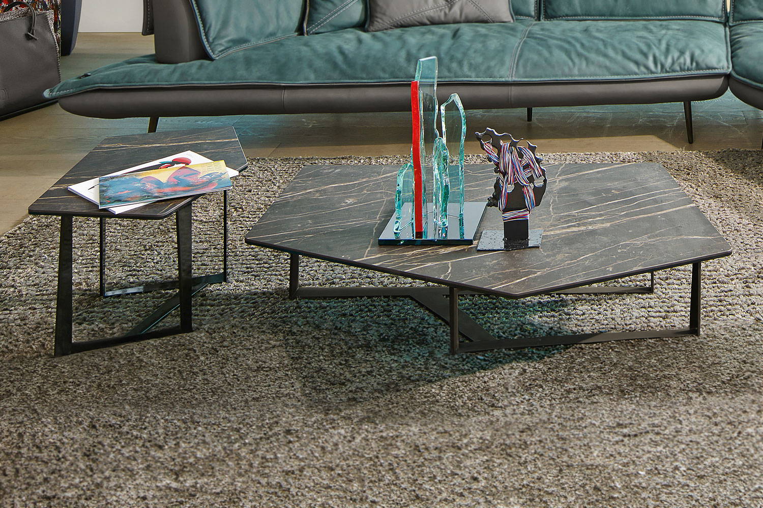 Escape coffee and end table by Gamma