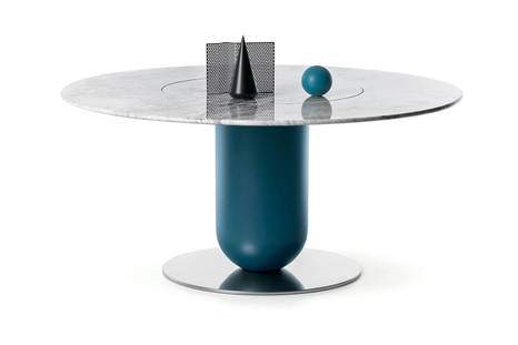 Ettore marble dining table by Pianca