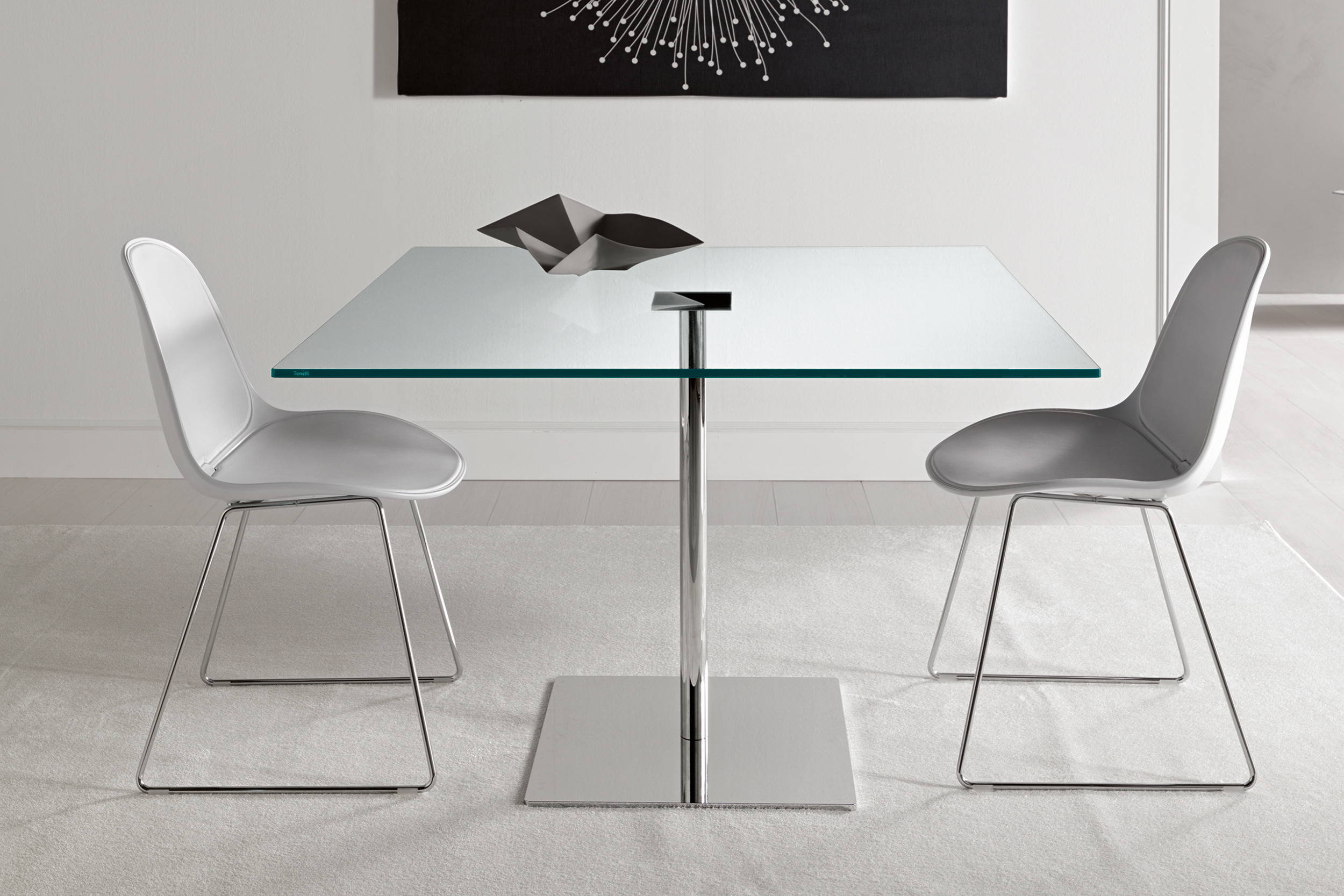 Farniente square kitchen table by Tonelli