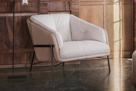 Fashion Armchair by Nicoline Italia (dual-tone upholstery is available on request)