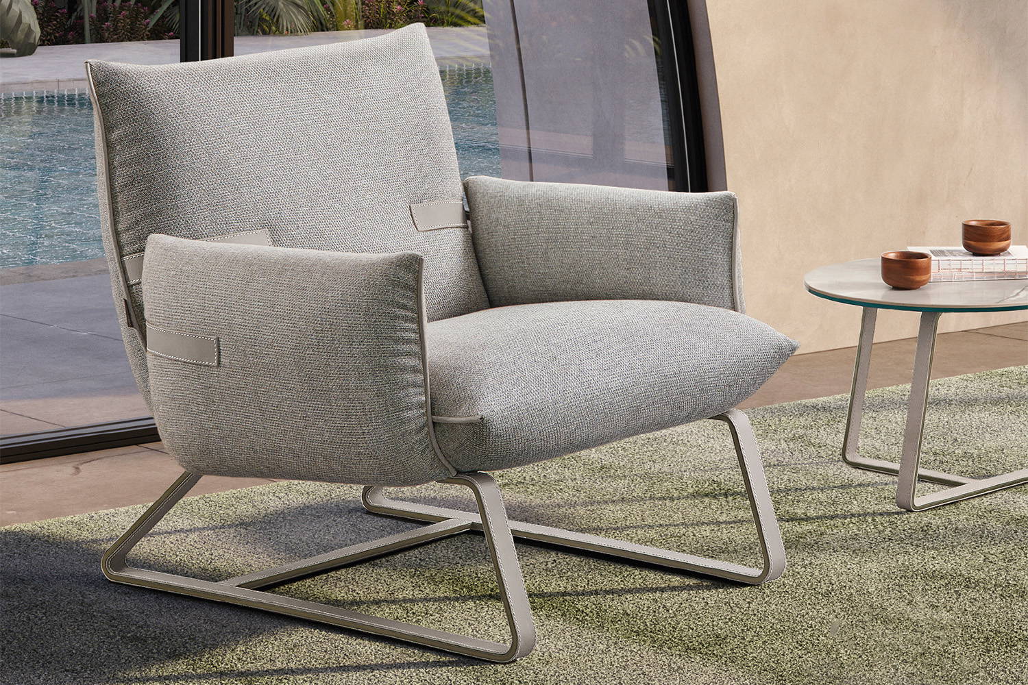 The Fifty armchair by Gabriele Ghetti for Gamma.