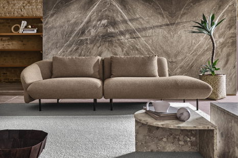 Fleur Sofa With Peninsula