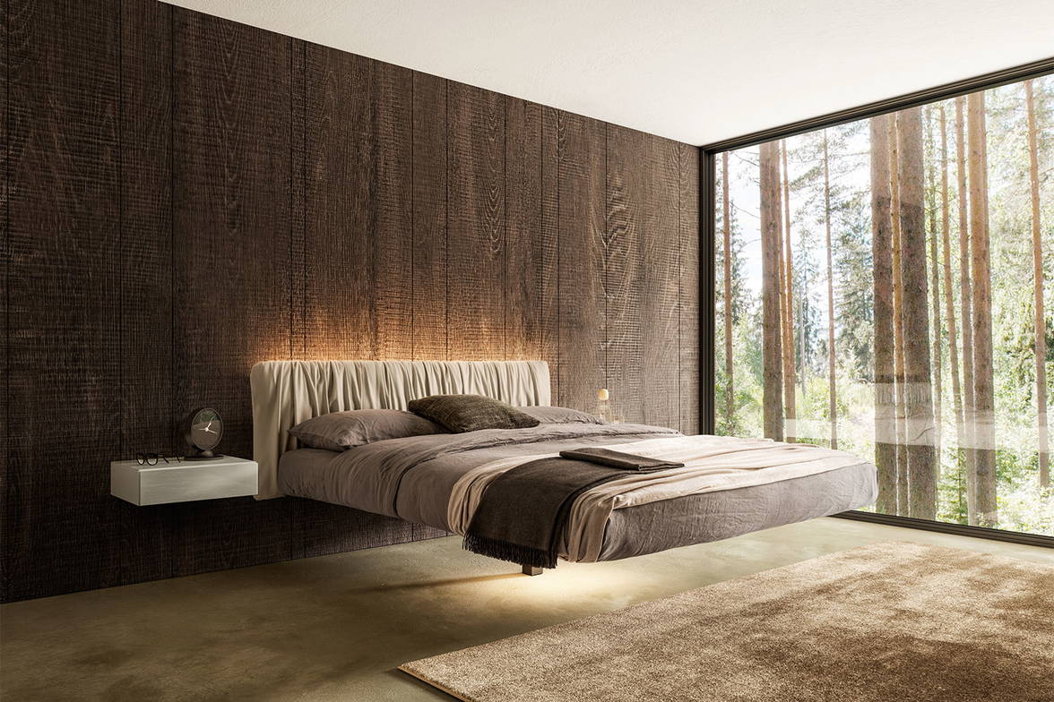 The Fluttua Replis bed by Daniele Lago for Lago The Fluttua Replis bed by Daniele Lago for Lago