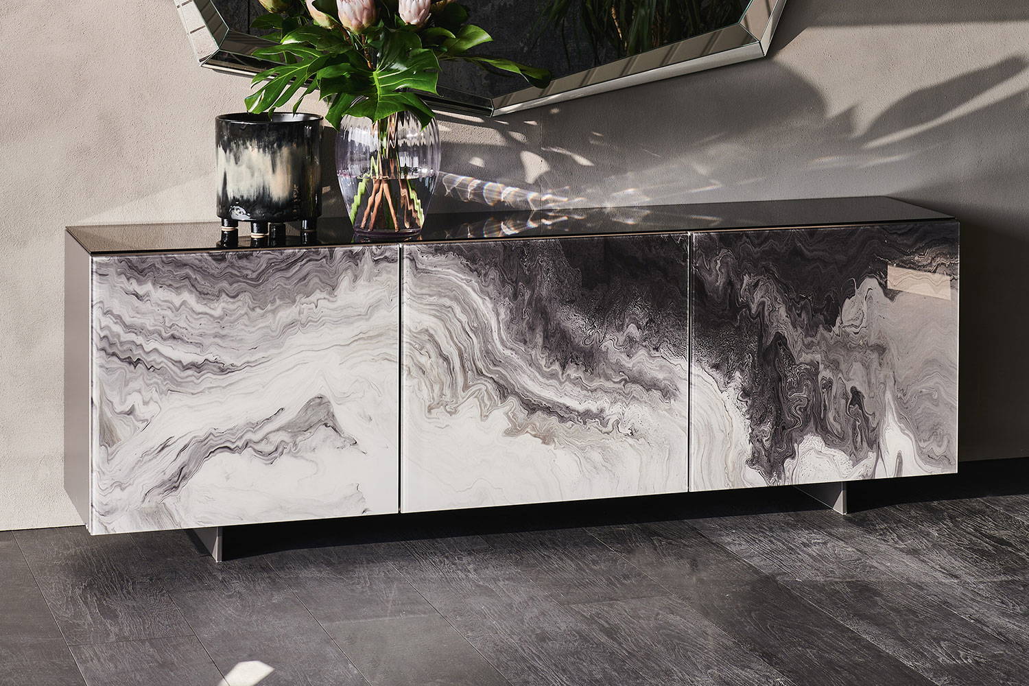 Focus CrystalArt sideboard by Cattelan Italia