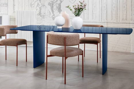 Foil dining table by Midj