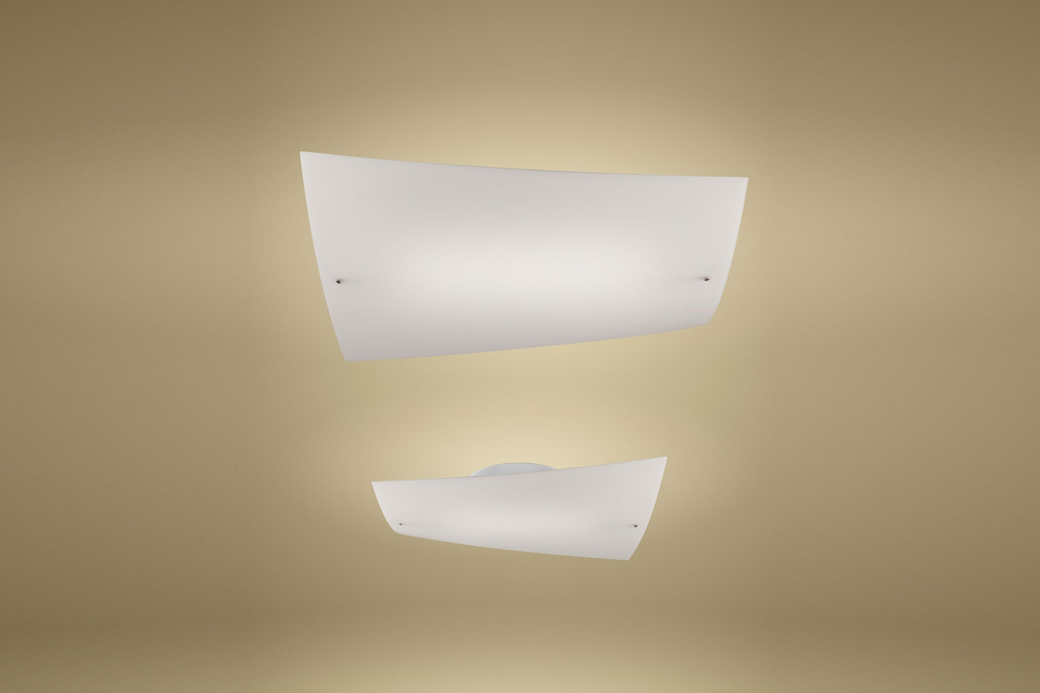 Folio flush mount lamps by Foscarini