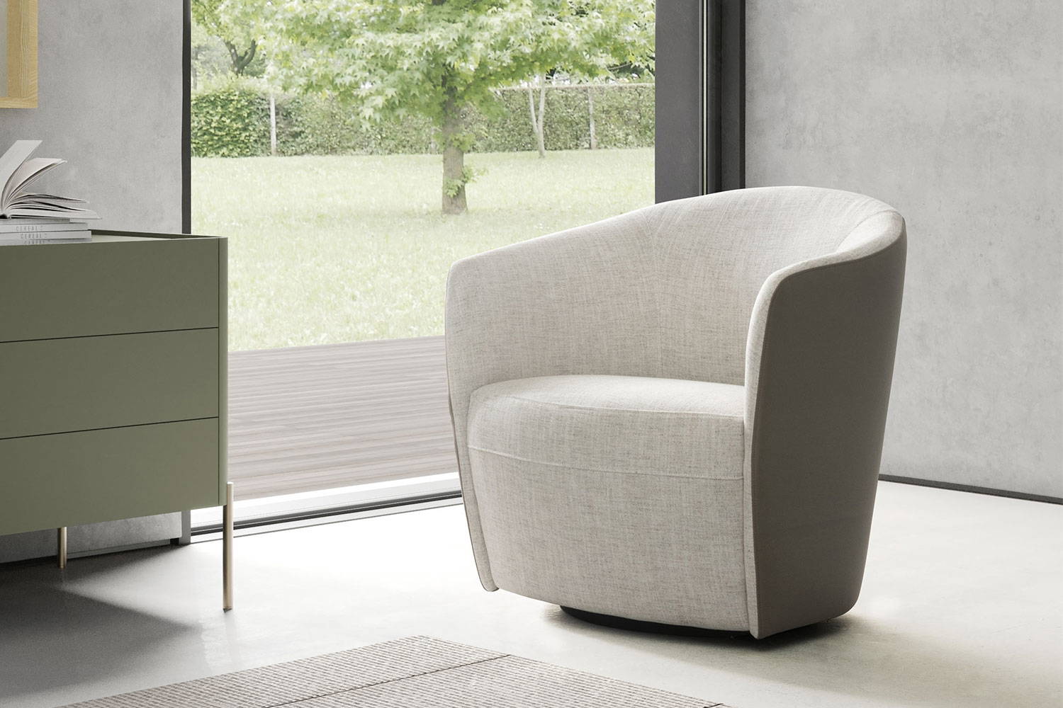The Fuller armchair by Presotto Italia.