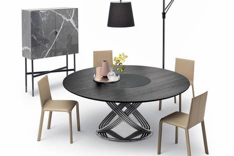 Fusion ring dining table by Pocci & Dondoli for Bontempi Casa