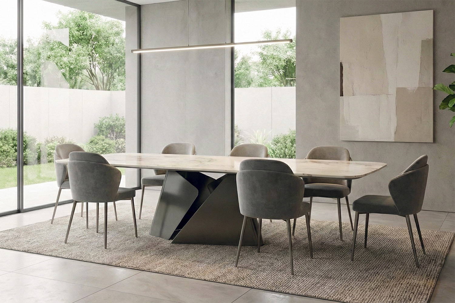 Fusion extension dining table by Nicoline