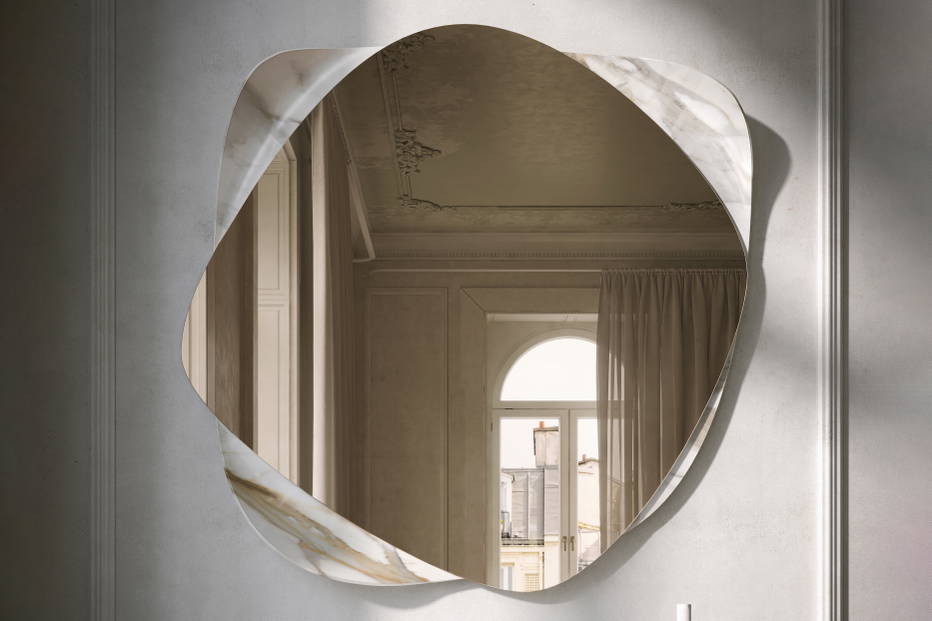 Galileo Mirror from Tonin Casa