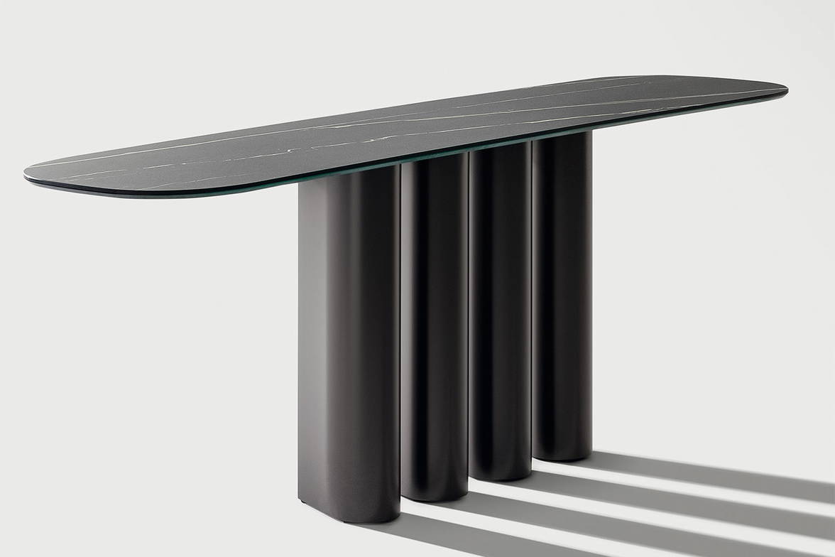 Geometric freestanding console by Bonaldo Geometric freestanding console by Bonaldo