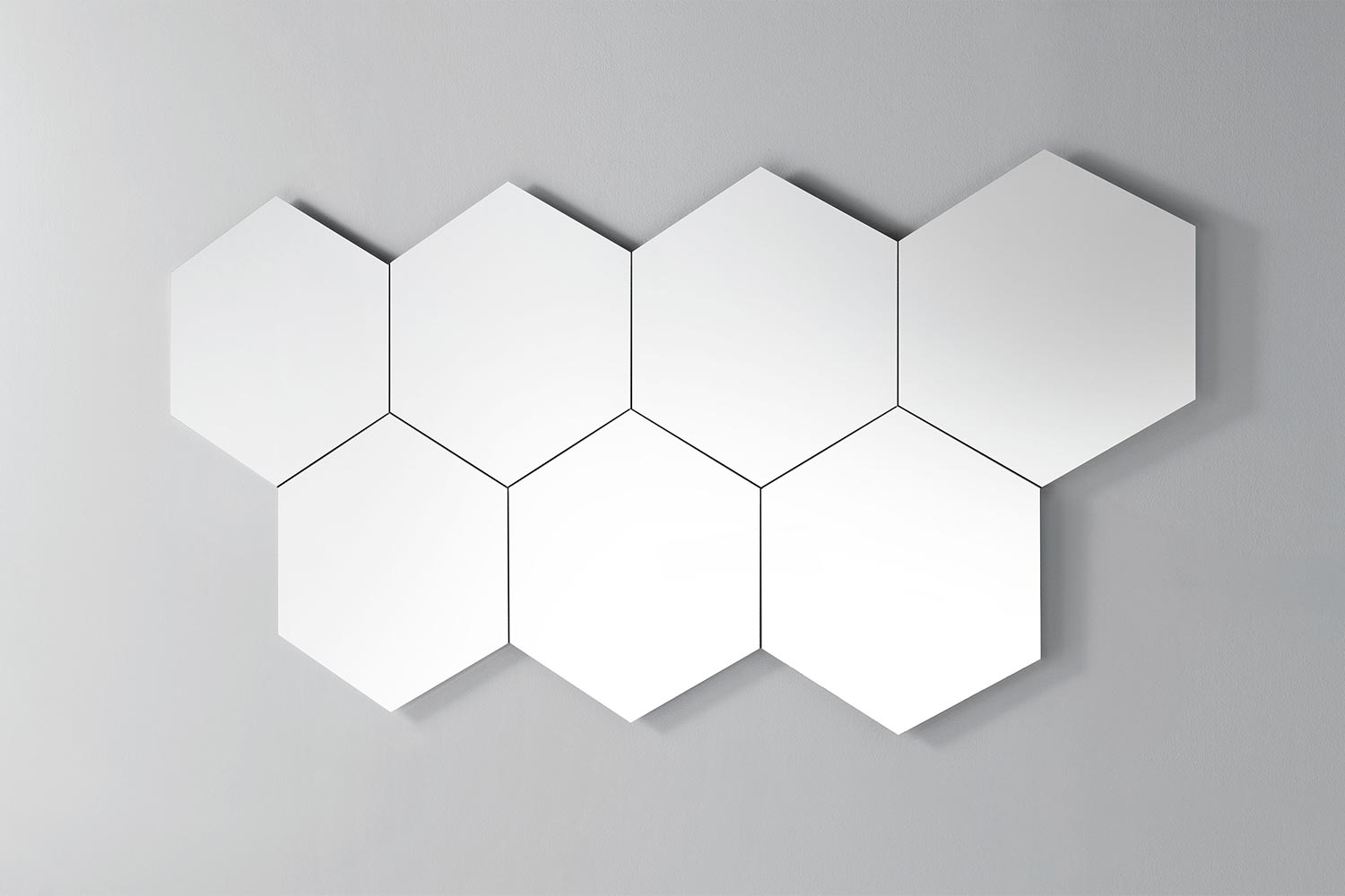 Geometrika Hexagonal shape mirrors by Pianca