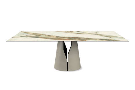 Giano Keramik rectangular dining table by Cattelan Italia