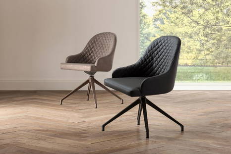 Gilda armchairs in a modern home