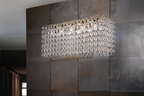 Giogali Chandelier above dining table
