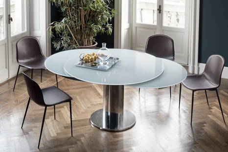 Giro extension dining table designed by Enio Calosi & Amedeo De Maria for Bontempi Casa