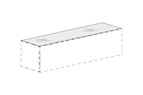 Glass top for Lago units