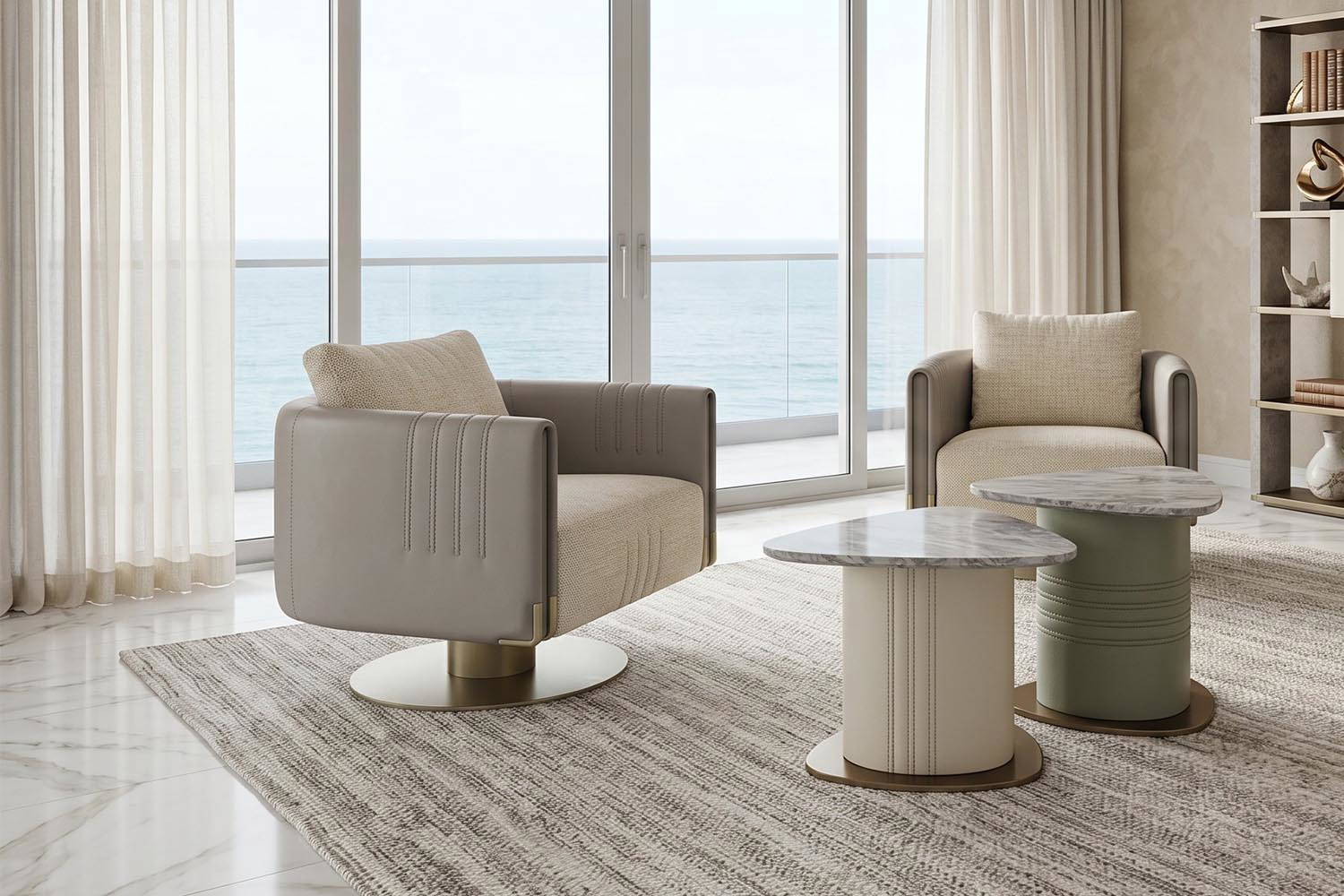 GMM Philly Swivel Armchair