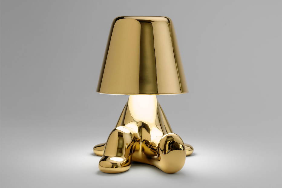The Golden Brothers Bob Table Lamp by Stefano Giovannoni for Qeeboo.