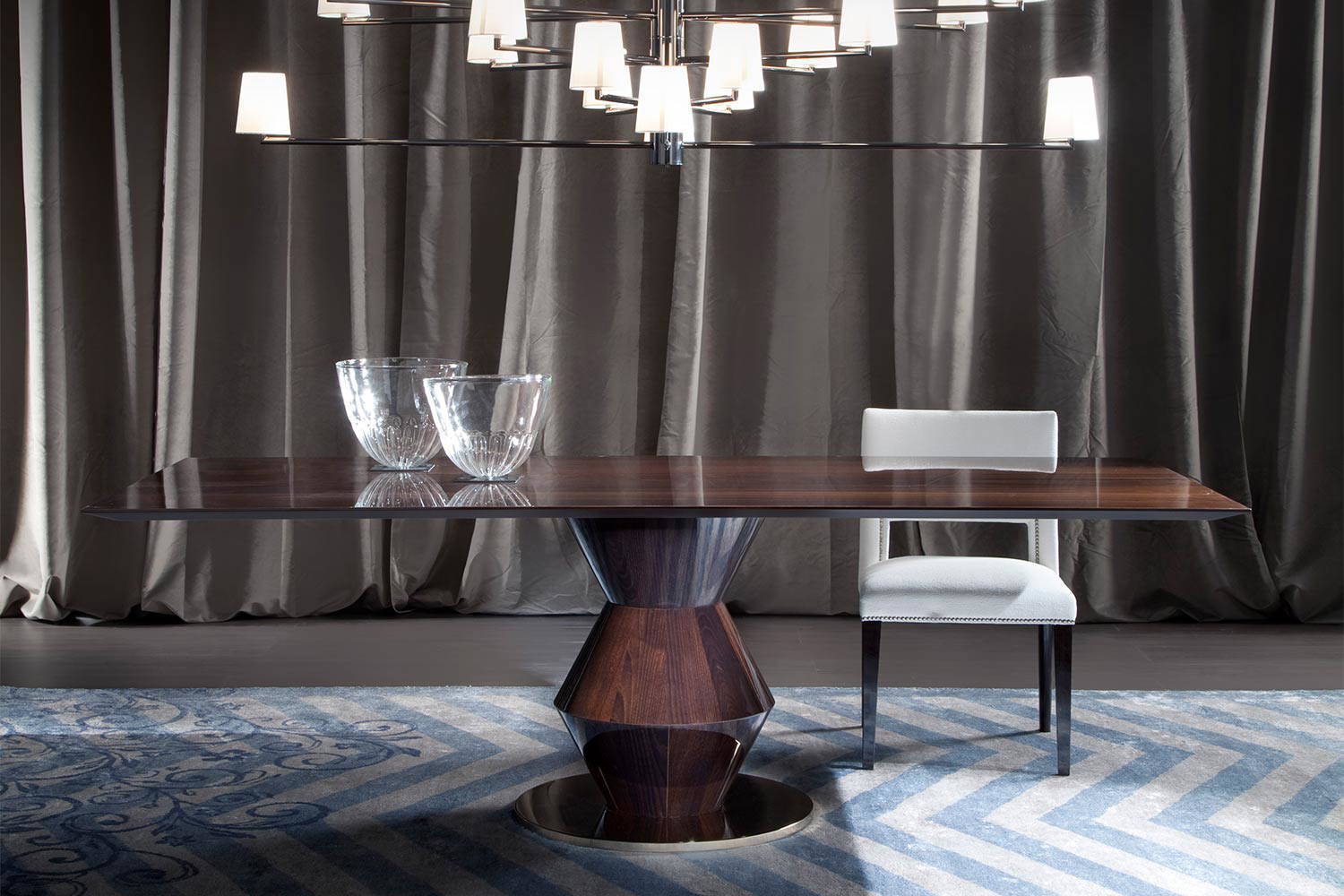 Grand Palais Wood Base Dining Table