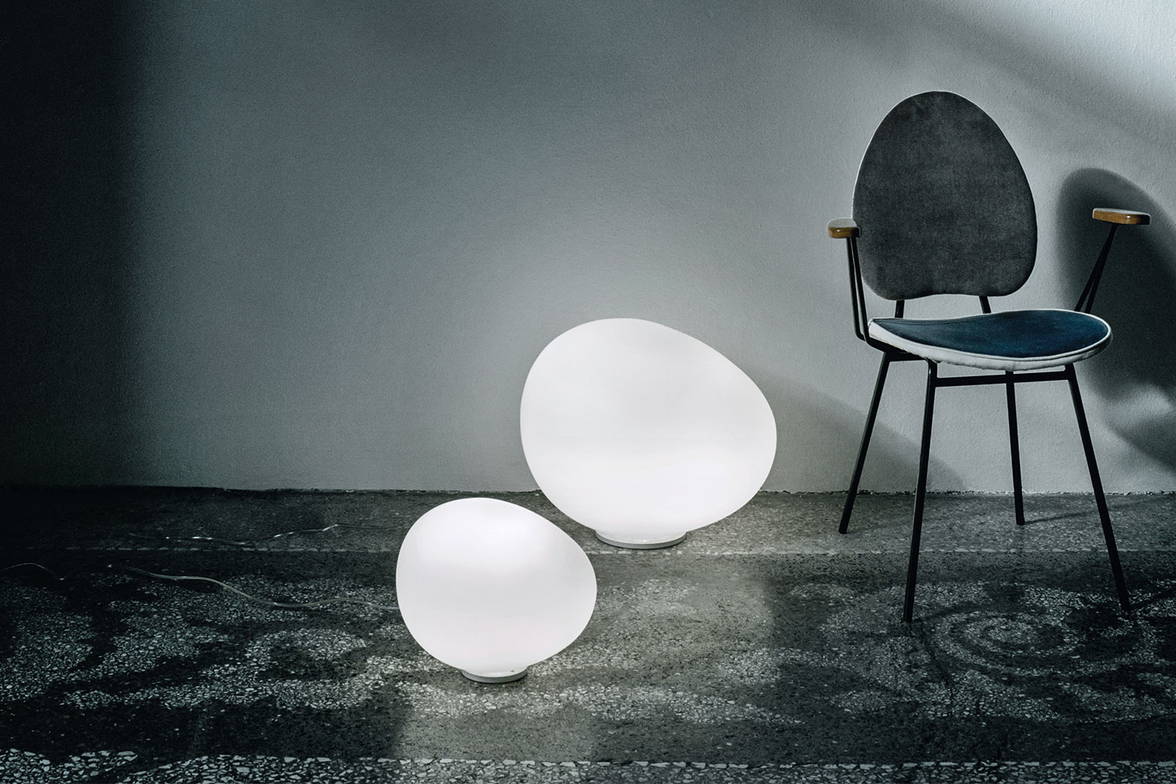 Gregg table lamps by Foscarini in different sizes Gregg table lamps by Foscarini in different sizes