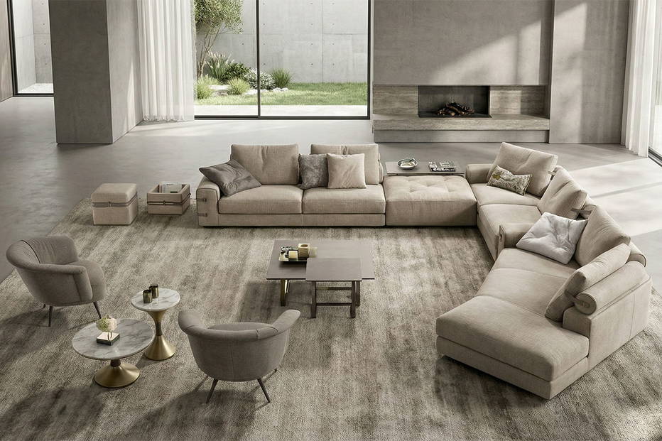 Gregory XL Sectional Sofa with Peninsula