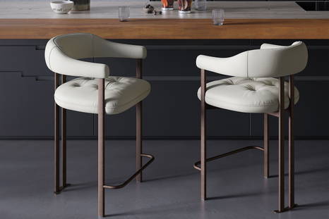 Greta Counter Stools at bar counter