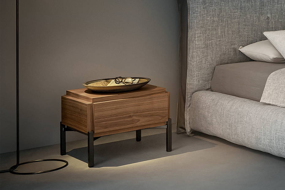 Groove Nightstand by Mauro Lipparini for Bonaldo.
