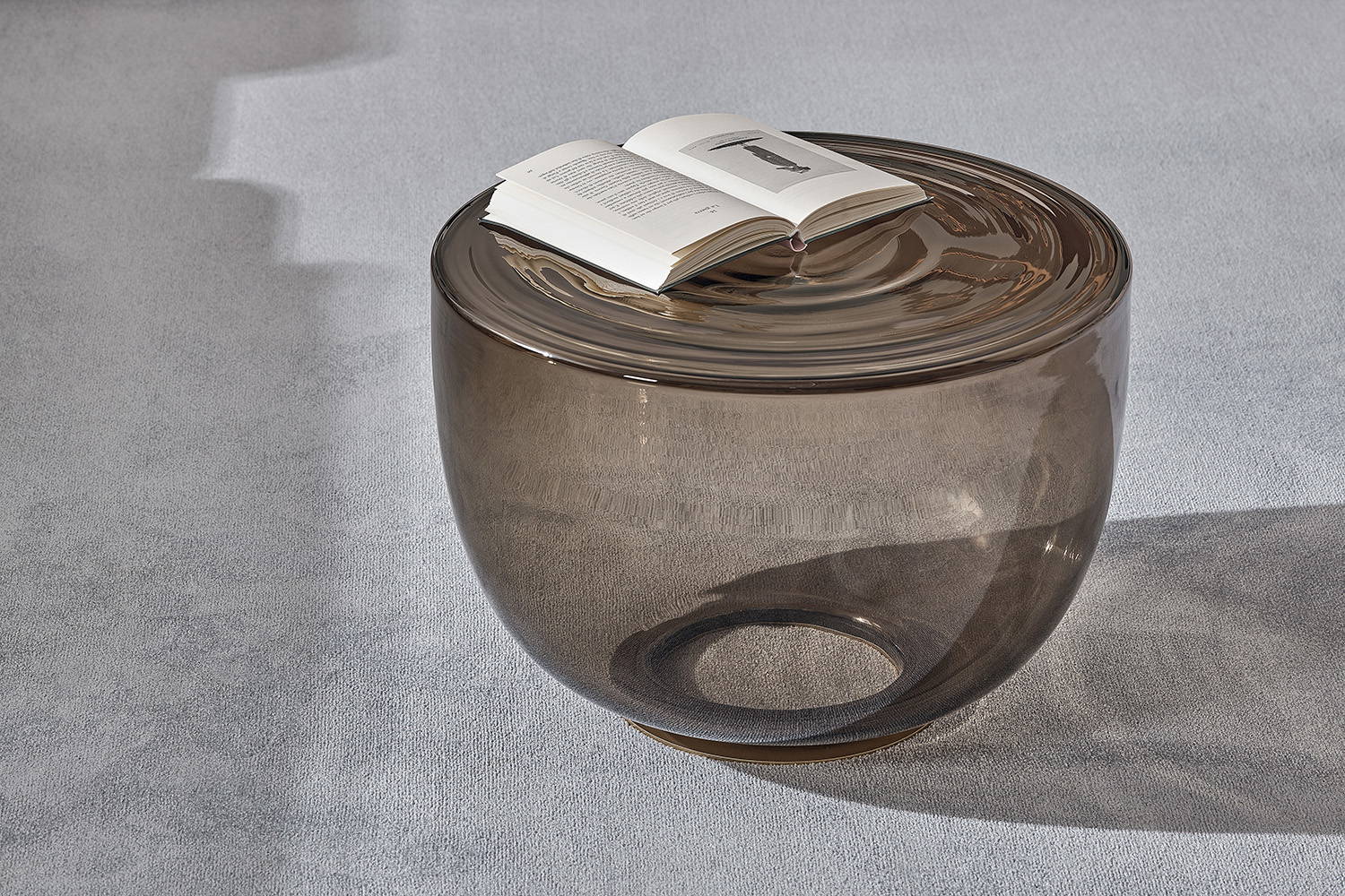 ボンテンピ■デザイナーズ ガラスサイドテーブル イタリアブランド BONTEMPI H2O End Table by Bontempi Casa | room service 360°