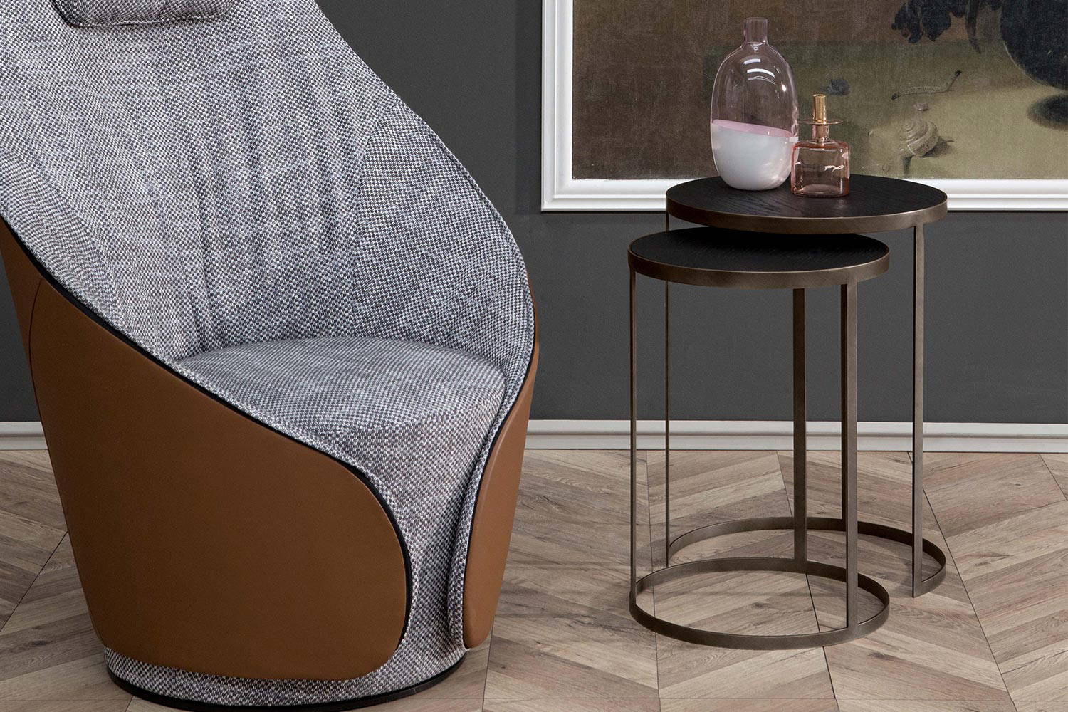 Hammer end tables by Tonin Casa