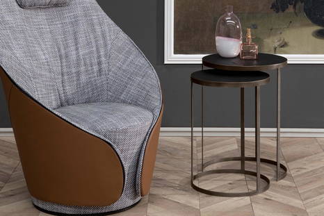 Hammer end tables by Tonin Casa