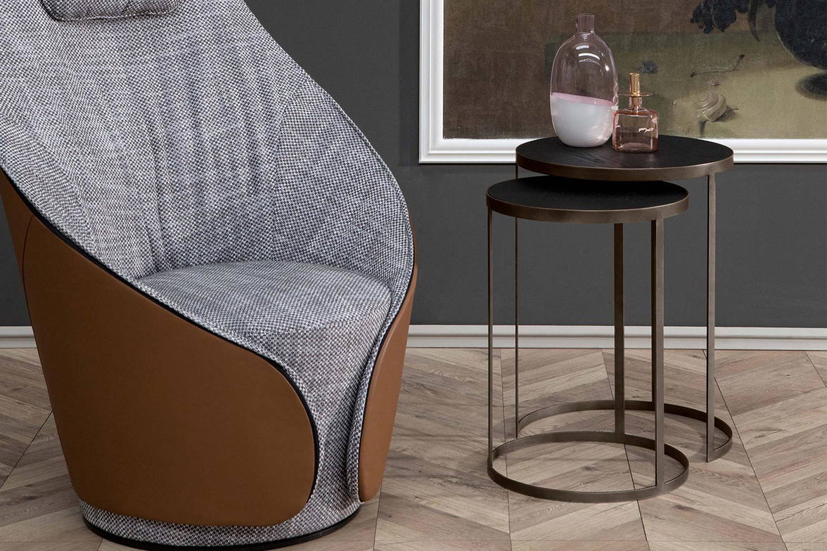 Hammer end tables by Tonin Casa Hammer end tables by Tonin Casa