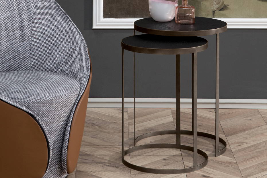 Hammer end tables by Tonin Casa