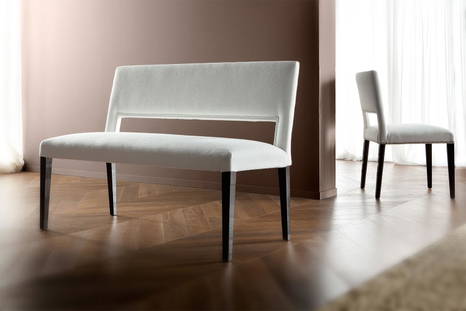 Hampton bench by Costantini Pietro with Hampton dining chair