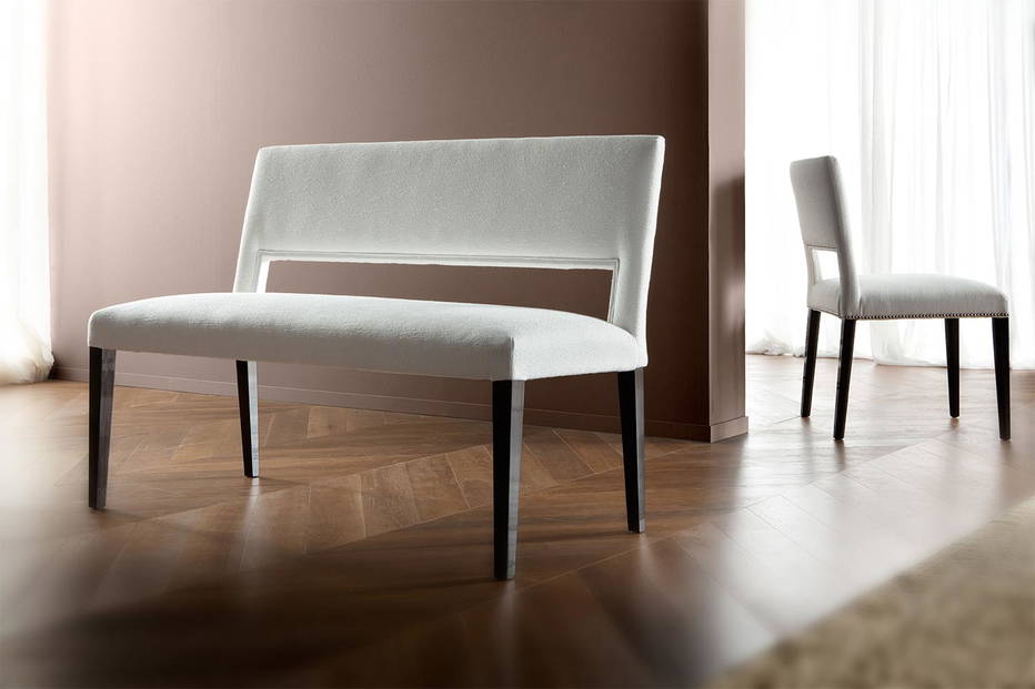 Hampton bench by Costantini Pietro with Hampton dining chair
