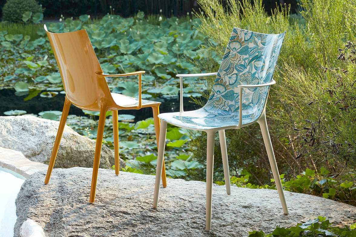 H.H.H. Graphic Impression Dining Chair Quickship designed by Philippe Starck H.H.H. Graphic Impression Dining Chair Quickship designed by Philippe Starck
