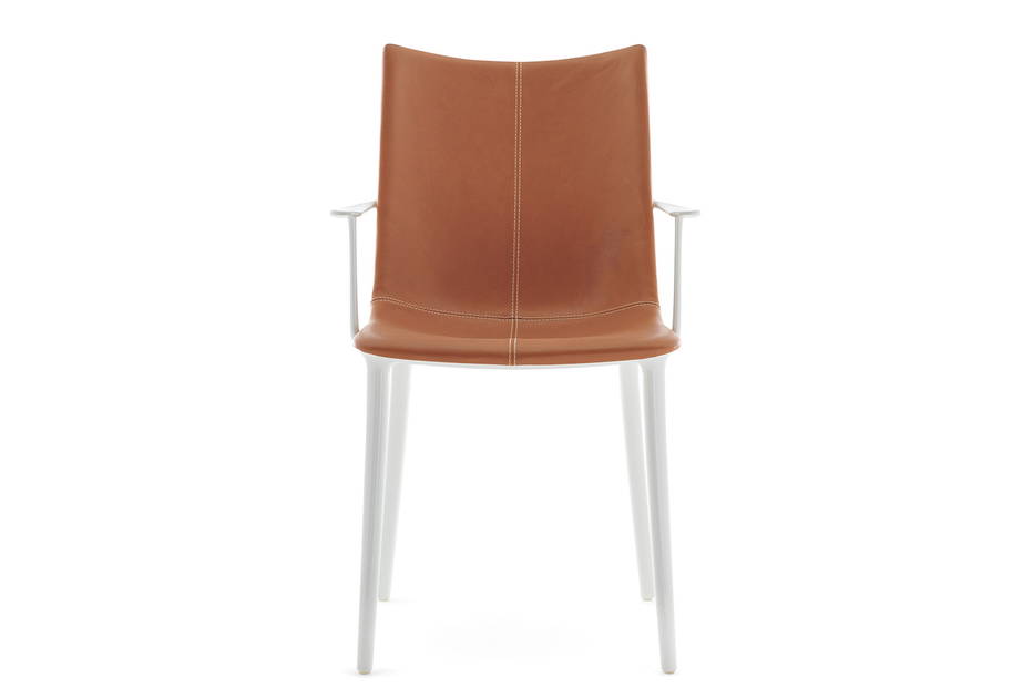 H.H.H. Leather Dining Chair designed by Philippe Starck 