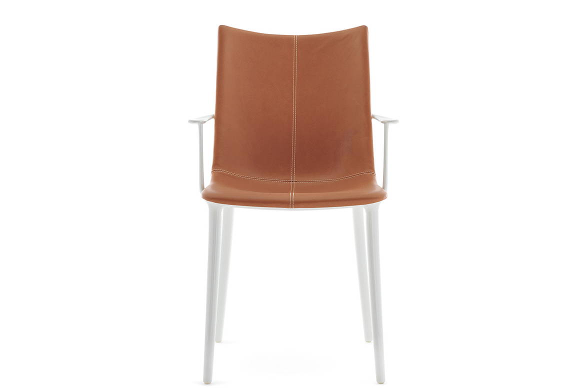H.H.H. Leather Dining Chair designed by Philippe Starck H.H.H. Leather Dining Chair designed by Philippe Starck
