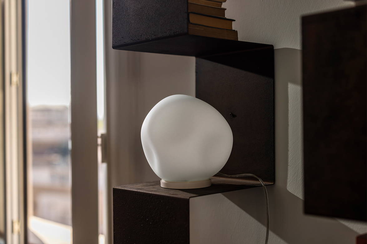 The Hoba Table Lamp by Ludovica and Roberto Palomba for Foscarini.
The Hoba Table Lamp by Ludovica and Roberto Palomba for Foscarini.