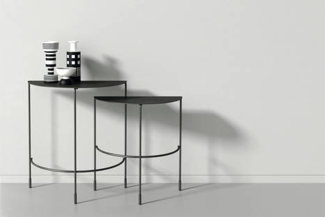 Hoodi Console Tables come in 2 heights