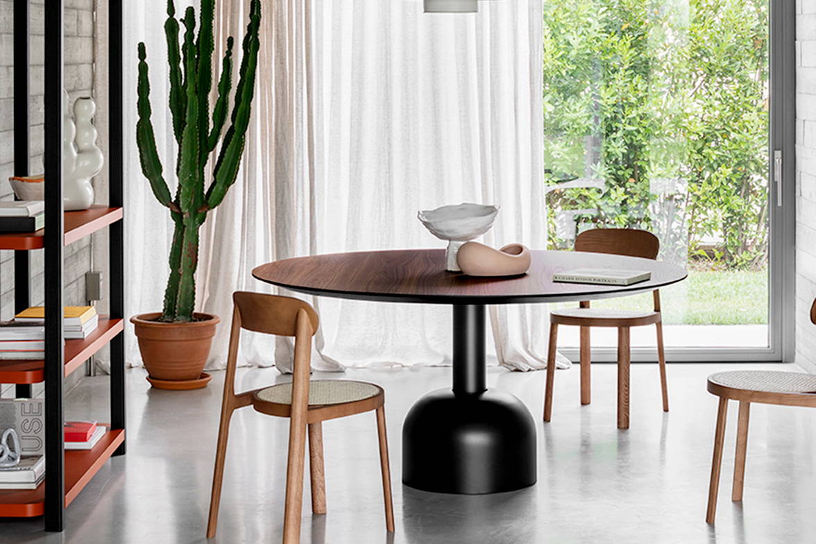 Illo Dining Table is available in two sizes Illo Dining Table is available in two sizes