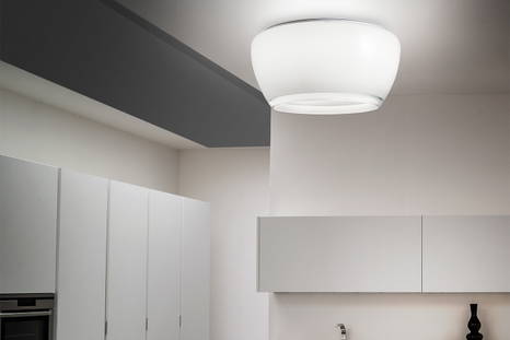 Implode Flush Mount in kitchen 