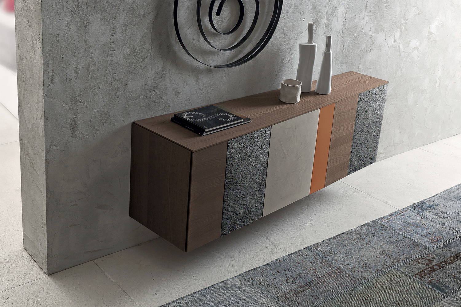 InclinART Multi-Tone Sideboard