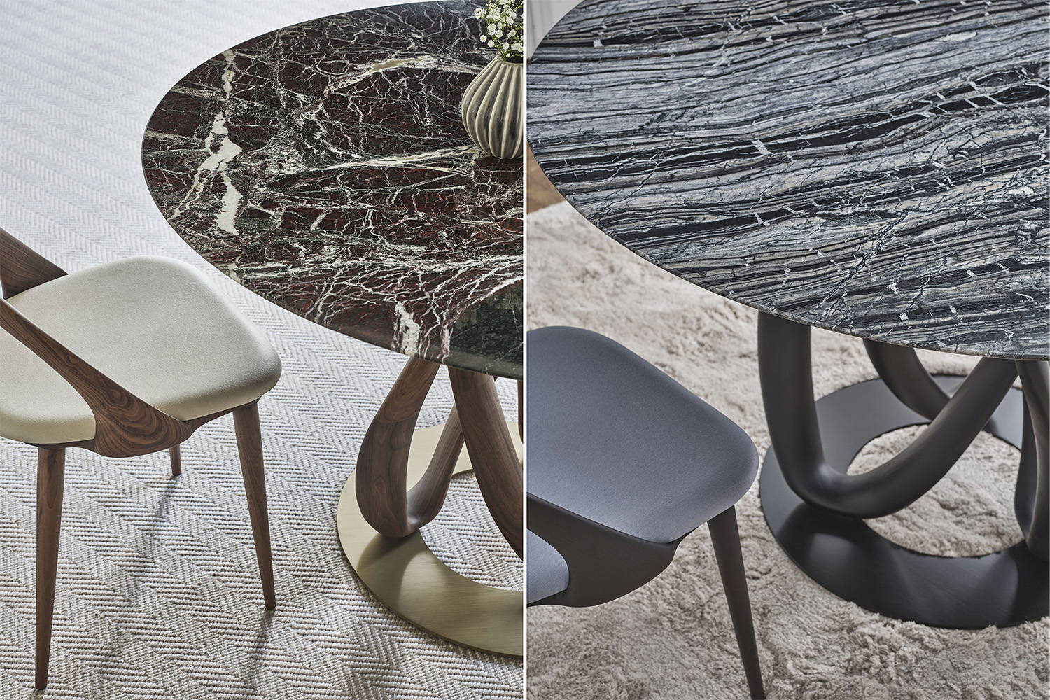 Infinity Round Dining Table by Porada | room service 360°