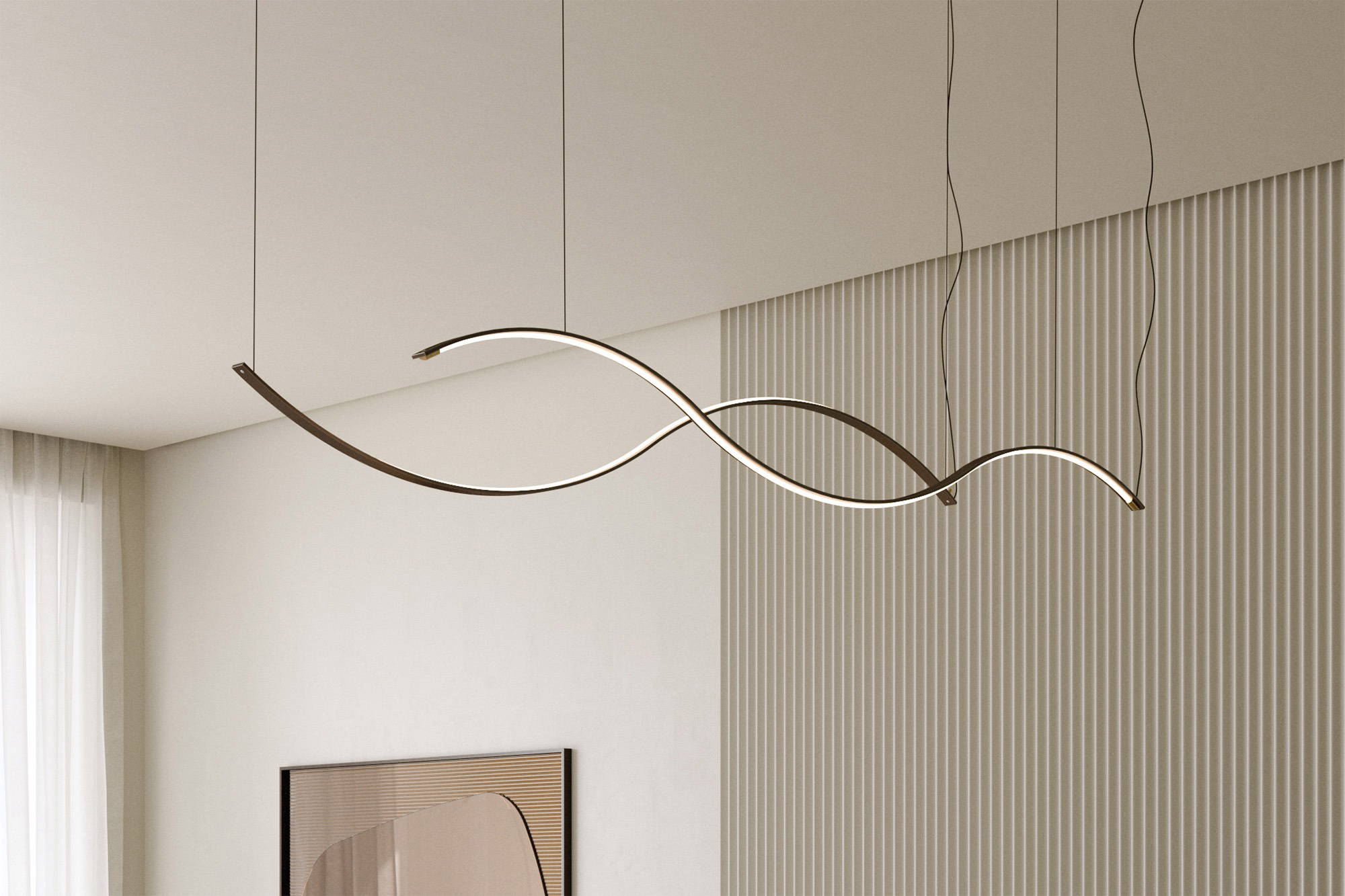 Infinity Suspension Light from Bontempi