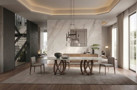 Infinity Double Pedestal Dining Table