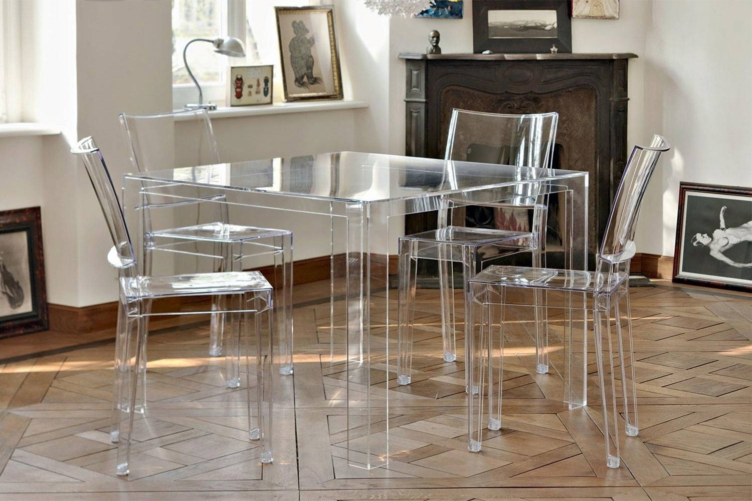 【高級ブランド】カルテルKartell　インビジブルテーブル Invisible Kitchen Table by Kartell | room service 360°