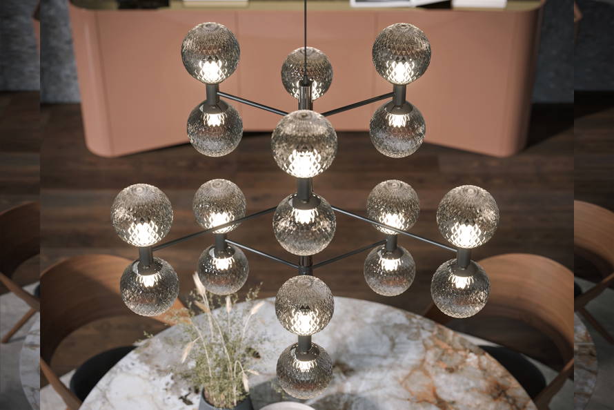 Iperbolle Suspension Light